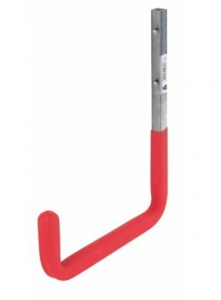 Wall Hook 250mm red Protective coated Steel